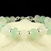 GENUINE Sea Glass Bracelet Sterling Silver Aqua And White