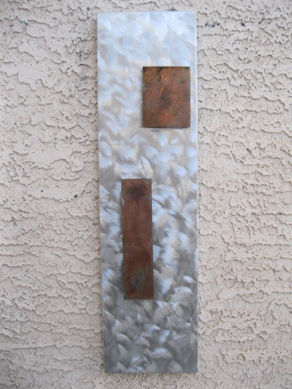 Silver Metal Wall art home decor garden abstract sculpture