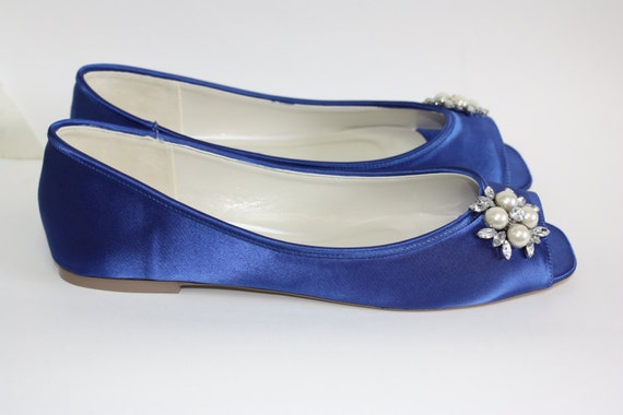 Wedding Flats Wedding Shoe Blue Wedding Shoe Blue Ballet
