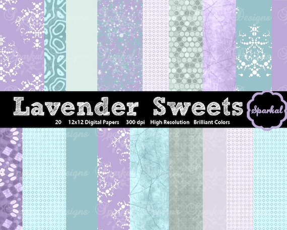Lavender Damask Digital Paper Lavender Scrapbooking Printable Paper, Invitation paper Instant Download Il_570xn