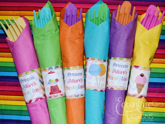 Candyland Collection Printable Napkin by EccentricDesignsbyLH