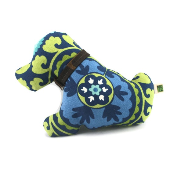 Handmade Dog Toy Blue Puppy Love Extra Durable Double Layer