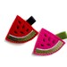 Watermelon felt embroidered hair clip, baby hair clip, girl hair clip, barrette