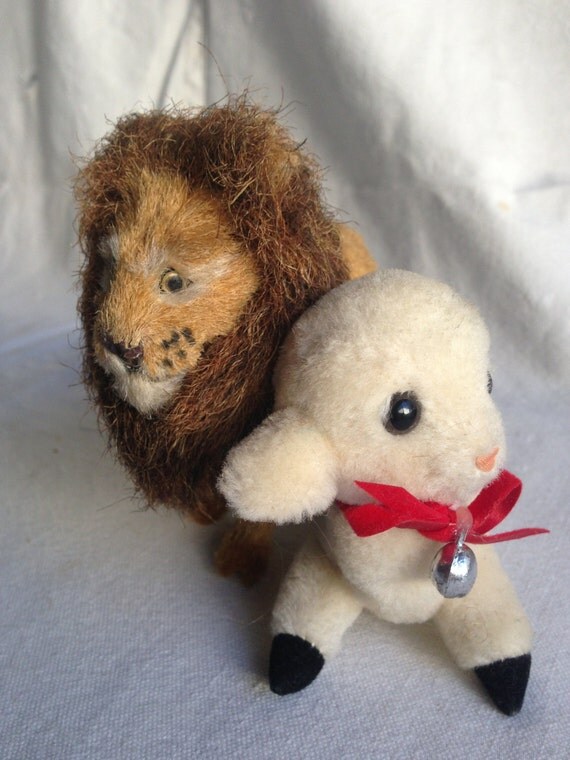 lion and lamb stuffed animal