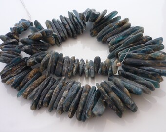 Awsome rough kyanite sticks/ shards 9-39mm 1/2 strand