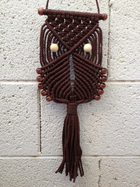 Items similar to Macrame Owl Wall Hanging on Etsy