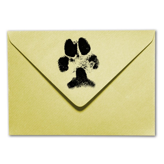 Custom Paw Print Stamp by JillHartline on Etsy