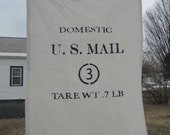 Dish Cloth - Domestic - U S Mail - 3 - Tare Weight - Hand Stenciled and Handmade - 25 L X 19 W