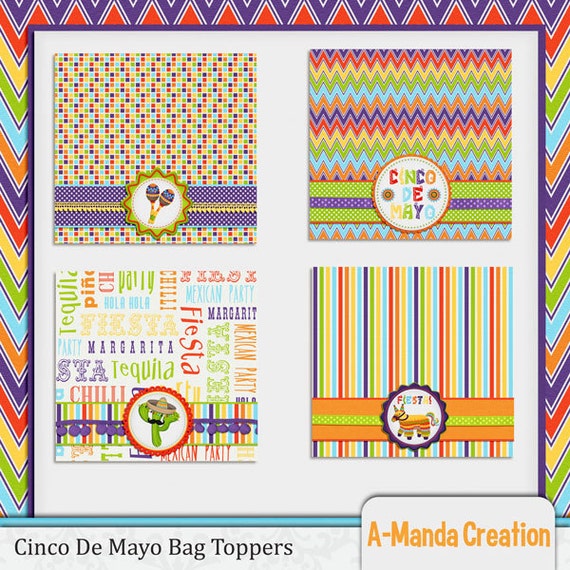 Cinco De Mayo Fiesta Bag Toppers Il_570xn