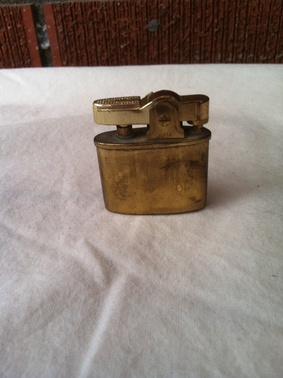 Vintage Gold Japanese Lighter by InspiredTreasureNest on Etsy