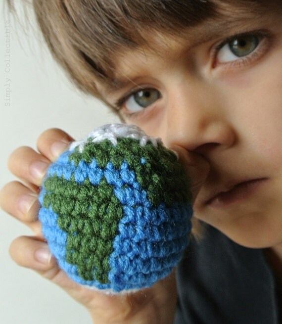 stuffed earth toy