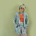80s Jacket & Shorts Rayon Outfit - Swing Jacket