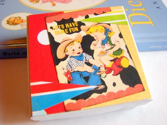 Gift Jewelry Trinket Box  Cowboy And Cowgirl  Let's by mimiandlucy