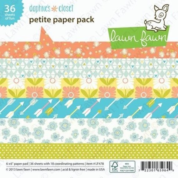 Daphne's Closet 6x6 Paper pad from Lawn Fawn