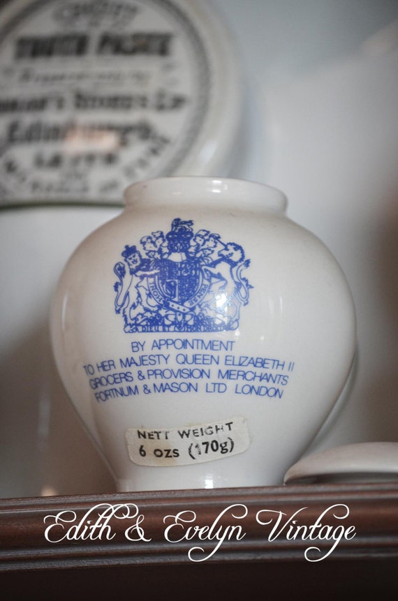 Vintage English Mustard Pot Fortnum and Mason Made In