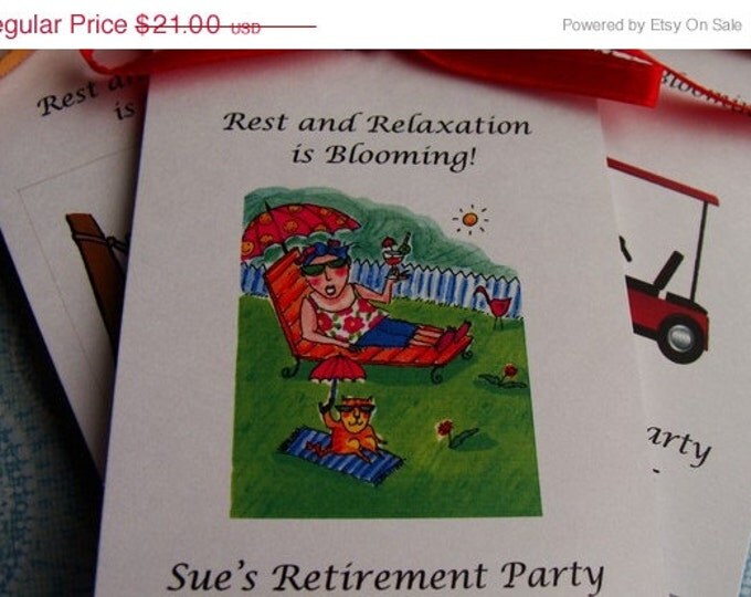 Retirement Golf Hammock Relaxation Flower Seeds Party Favors SALE CIJ Christmas in July