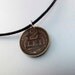 coin jewelry ROMANIAN NECKLACE.. romania. lei. 1947. number 2. partsforyou NO.OO1342