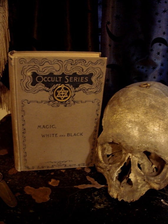 MAGIC WHITE and BLACK Occult Series Rare Antique Occult