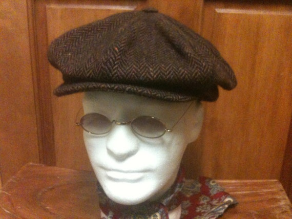 Tweed 8 Panel Irish Eddie Doherty newsboy Cap Sz M - il_570xN.450930048_sh9m