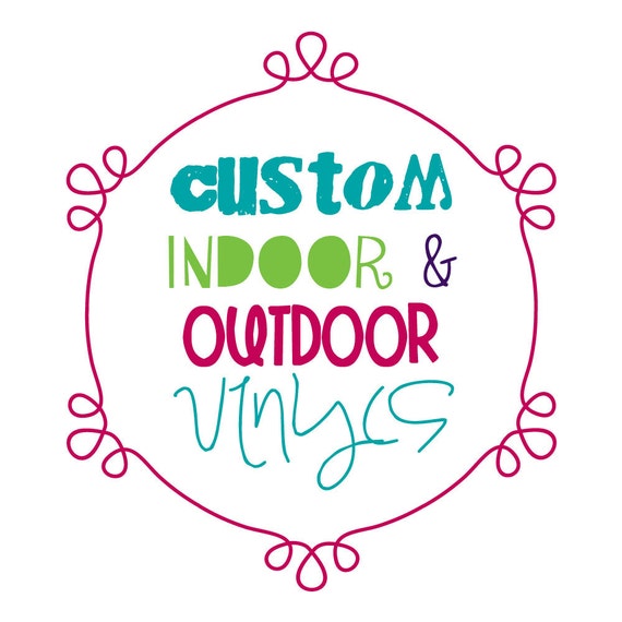 Indoor Outdoor Adhesive Vinyl Lettering Sticker Decal Wall