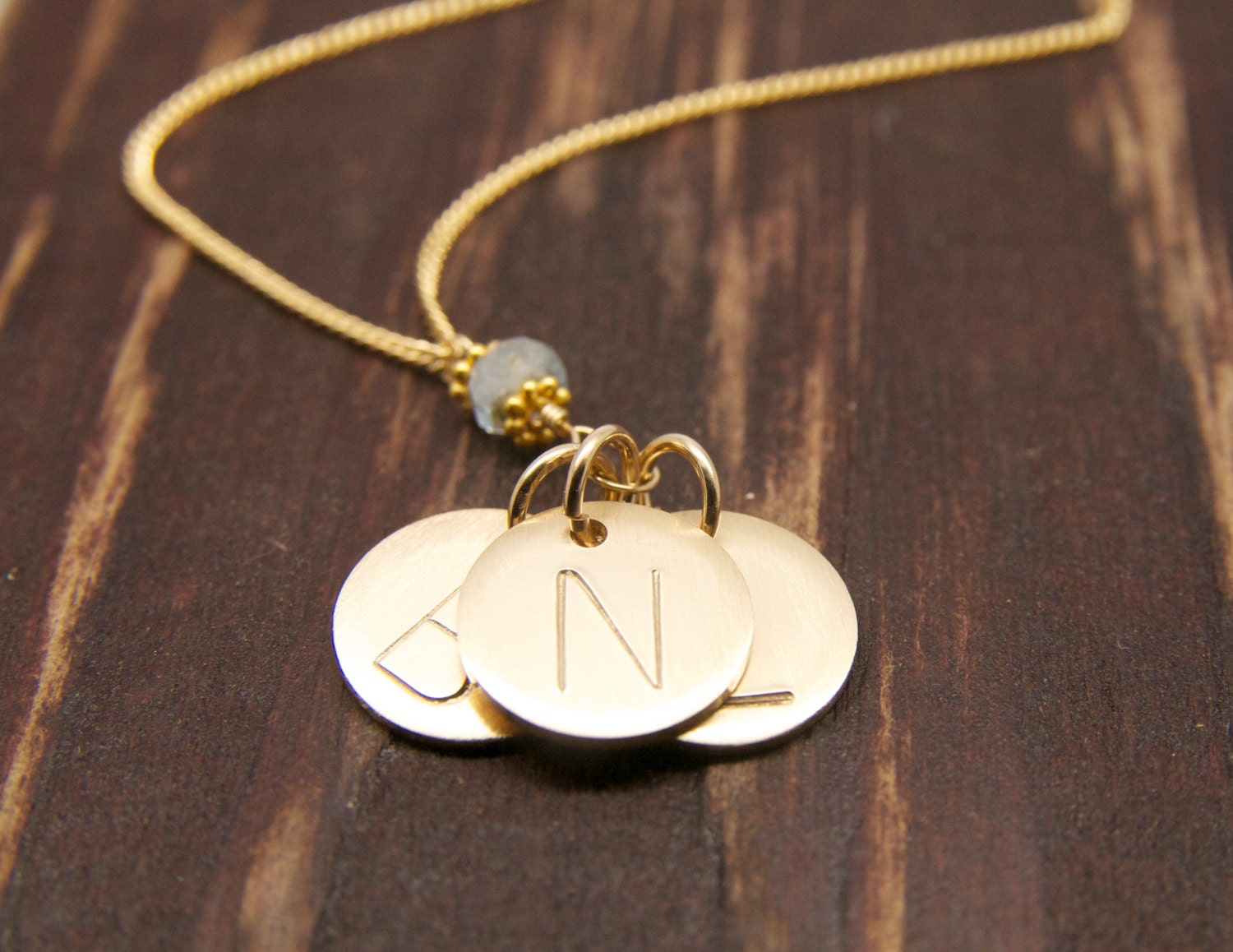 Custom Initial Jewelry Custom Block Font Initial Jewelry