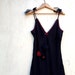 SALE summer eco party black party dress rustic strappy sweetheart eco upcycled Bridesmaid floor length formal fashion