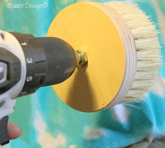 Wax Buffing Brush with Drill Attachment