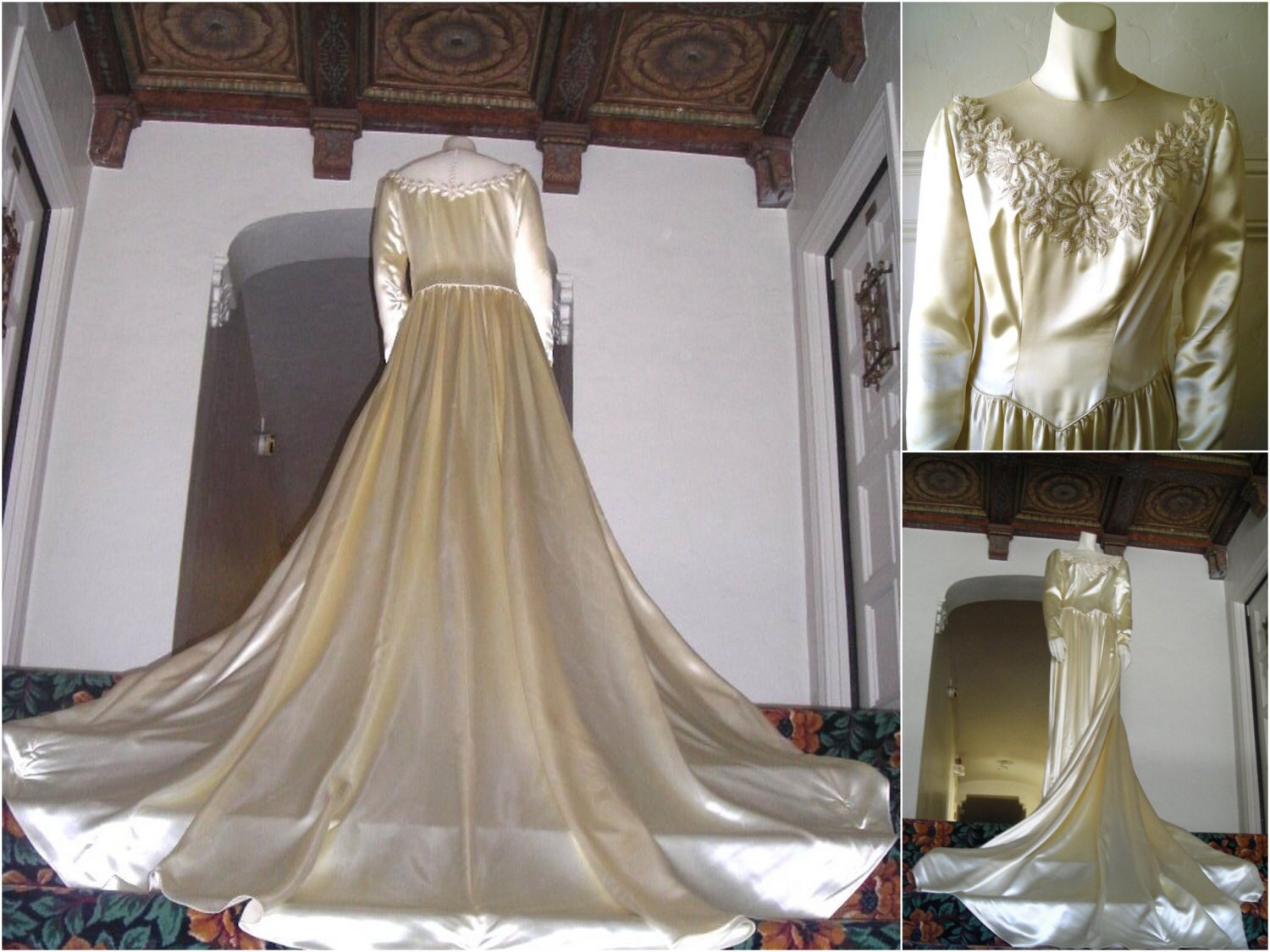 Parachute Wedding Dresses 1940s