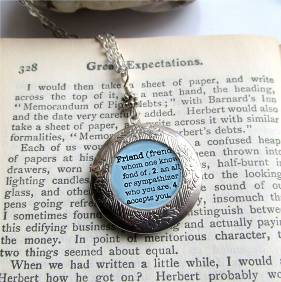 Photo Locket Maid Of Honor Gift Dictionary Definition