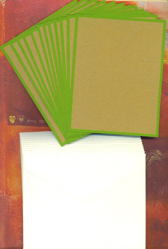 Card Stock Note CARDS ENVELOPES Botanical by TheMaineCoonCat