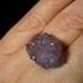 Amethyst spirit quartz in sterling silver/ Metaphysical/ Healing Crystal/ Adjustable