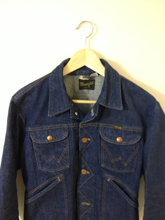 dark indigo denim jacket