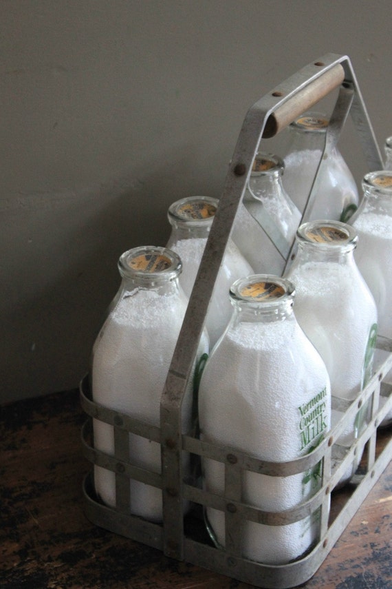 Antique Milk Bottle Carrier