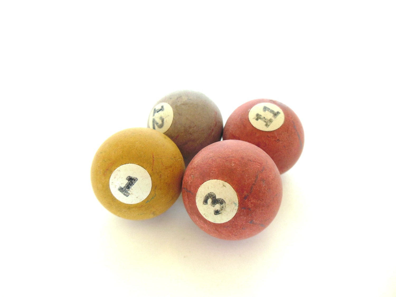 vintage clay pool balls