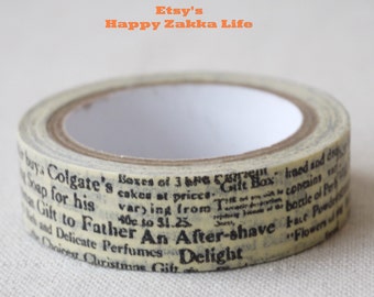 Japanese Washi Masking Tape - Story - 11 yards