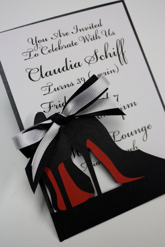 High Heel Invitations 1