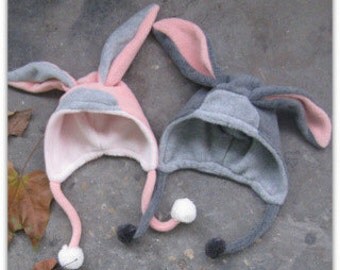 SALE Bunny Hat/Bunny Ears/ Toddler Hat/ Animal Hat/ Easter Costume/ Pink Bunny Hat/ Easter outfits/ Easter 2017/ Easter gift ideas