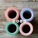 SALE - Japanese Washi Tape - Masking Tape Roll in Pastel Solid Colour - Peach, Lavender, Pink and Green