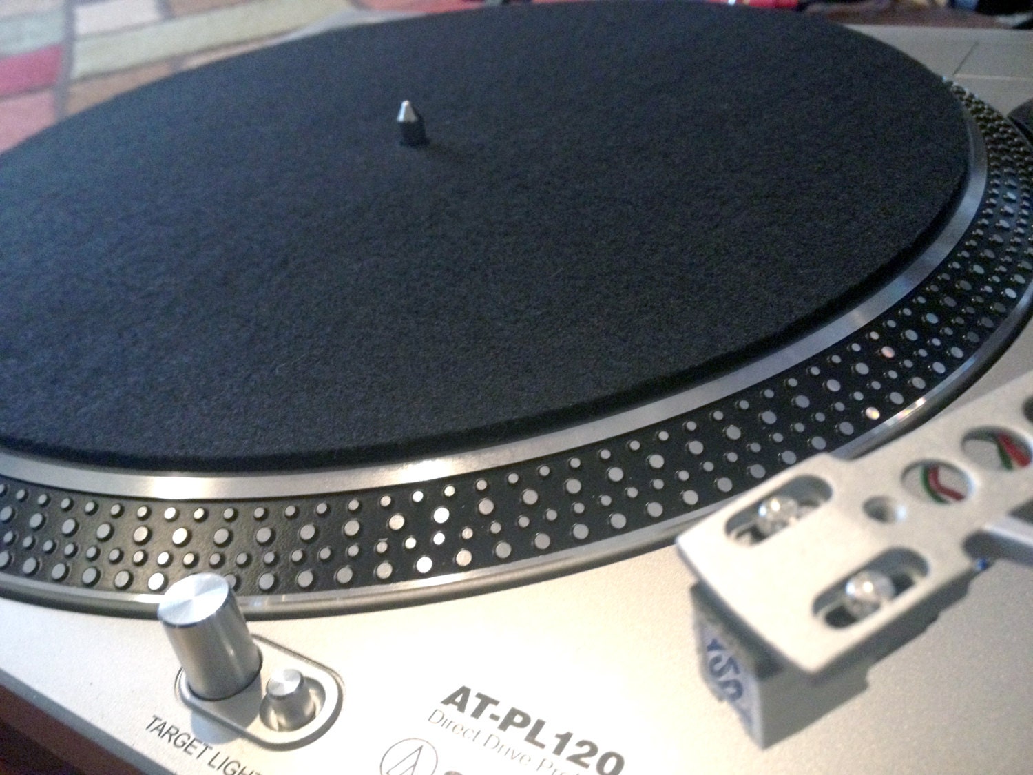 Felt Turnable Slip Mat for Vinyl LP Record Players Solid Black