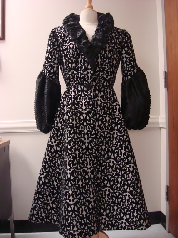 Special Occasion Derby Over-Coat Sz 6 Handmade Fabulous