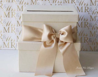 Wedding Card Box Money Box Gift Card Holder - Custom Made to Order