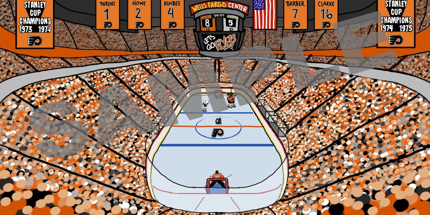 Philadelphia Flyers Wells Fargo Center PRINT