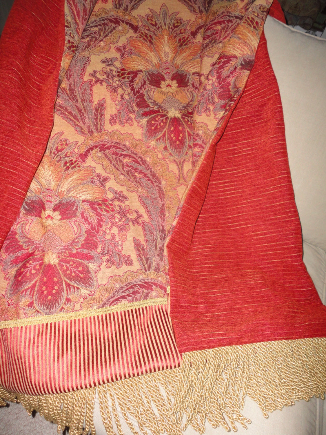 Luxurious Red Throw Blanket Luxury Bedding Traditional