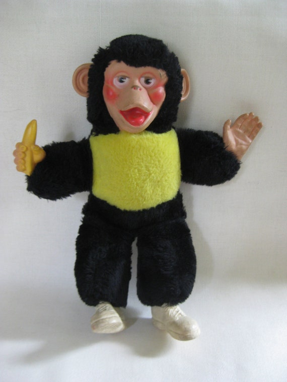 vintage stuffed monkey