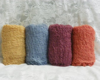 Set of Four Cheesecloth Photography Props...Newborn Props...Baby Wraps...Cheesecloth Wraps