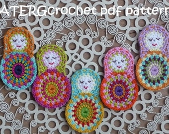SALE - Crochet pattern matryoshka by ATERGcrochet