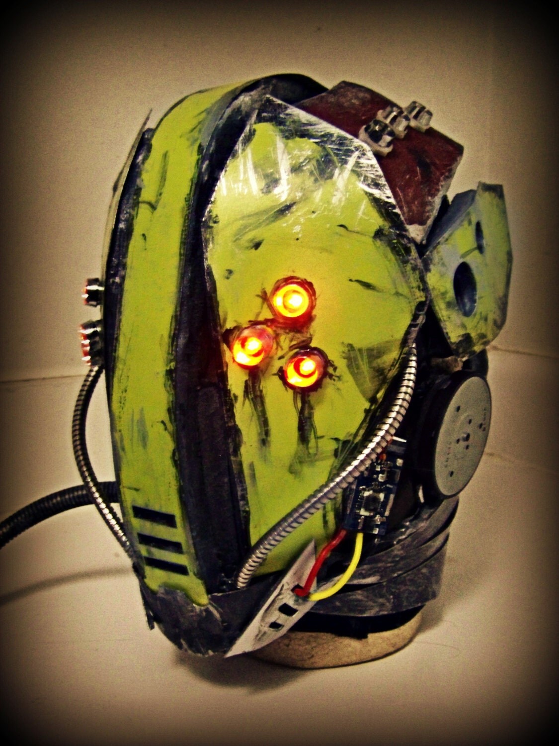 The Glitch full face DJ helmet LED