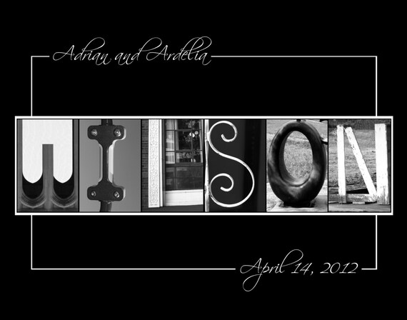 Printable Letter Art / Alphabet Architectural Photos