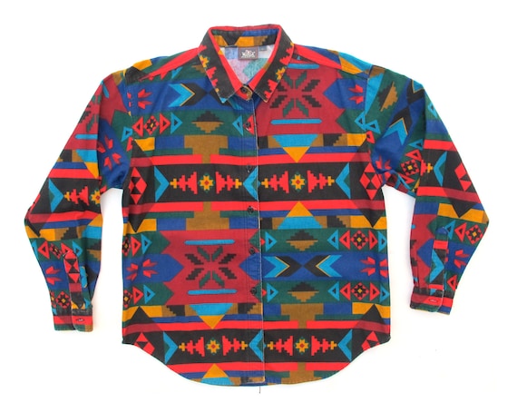 SALE Vintage Woolrich Southwestern Shirt by ETIQUETTEshop on Etsy