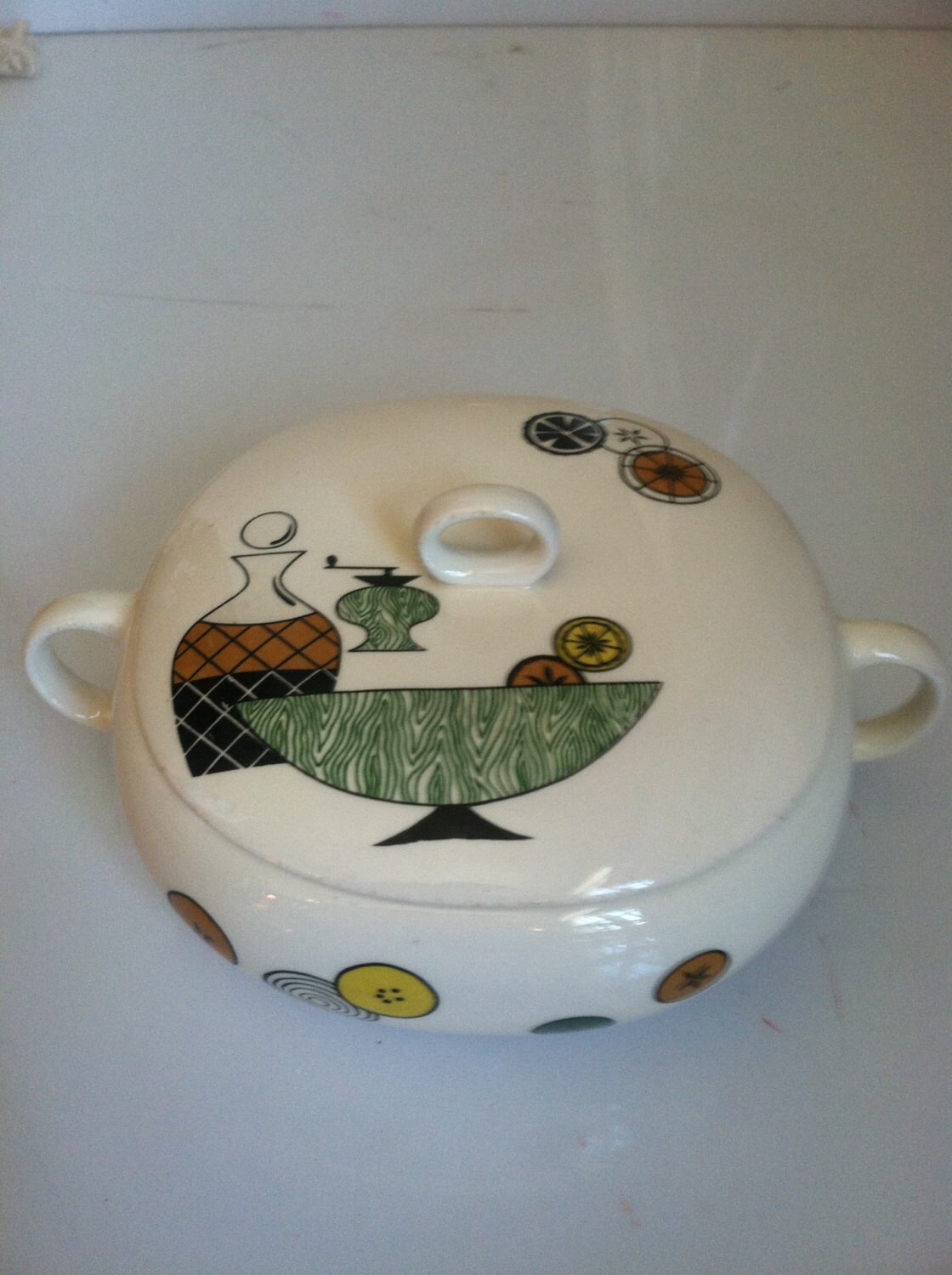 RETRO DISH SET / 60s hippie, boho Haute Juice